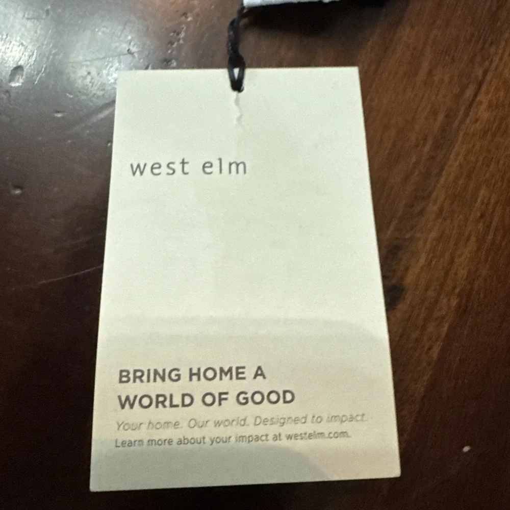 West Elm Pillow‎ Cover Teal Blue 20
